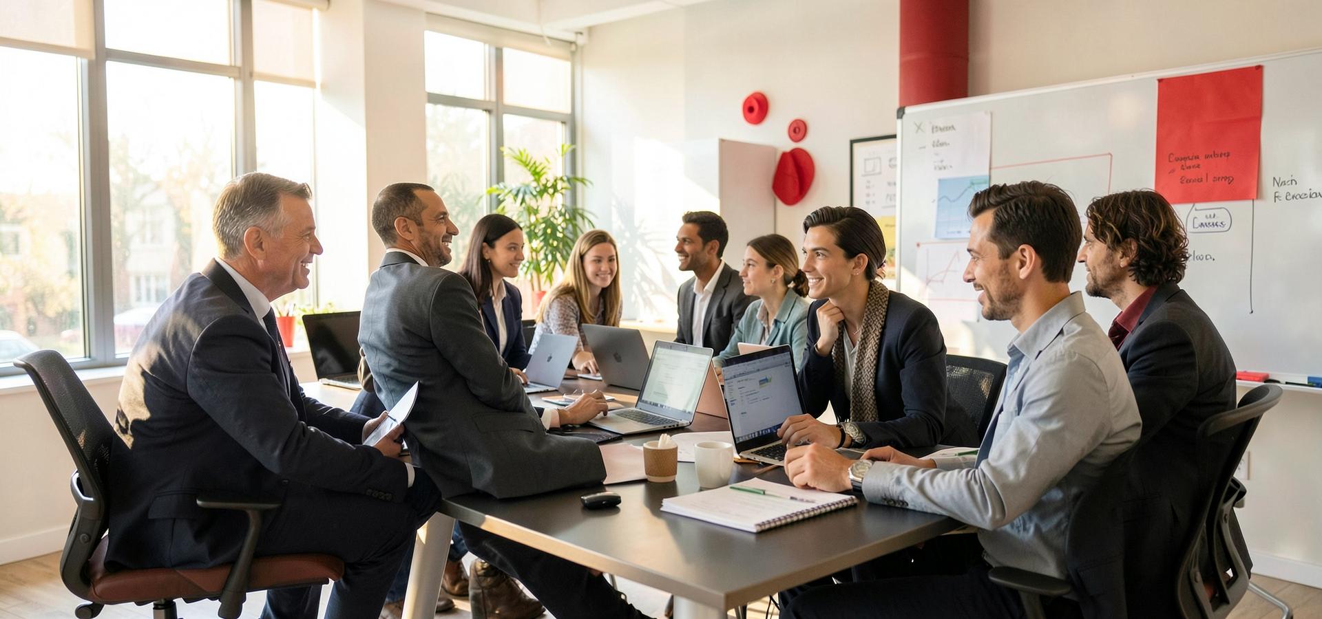 The Kreeyaa team collaborating in a bright modern office