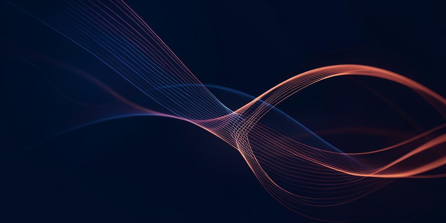 Abstract flowing data visualization for insights
